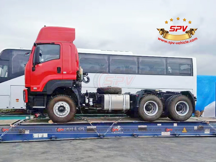 Tractor Head ISUZU 6x4 350hp - Loading 02